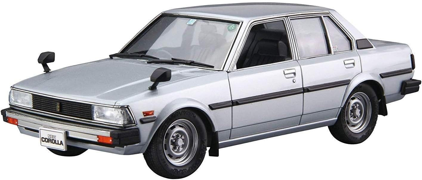 AOSHIMA 1/24 The Model Car Series No. 71 Toyota E71/70 Corolla Sedan GT/DX NEW