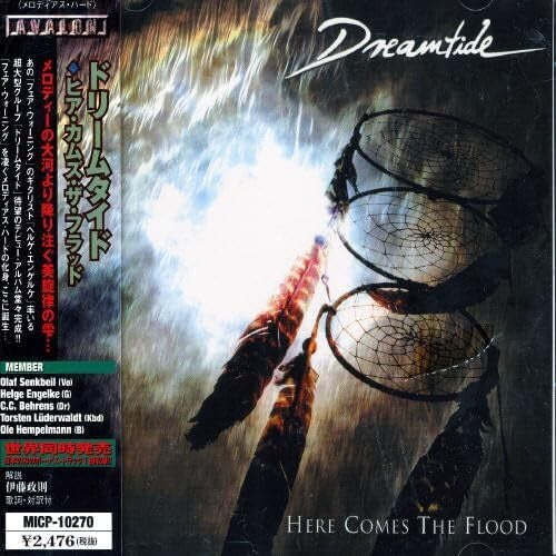 New Dreamtide - Here Comes The Flood CD Japan Obi +1 Bonus MICP-10270