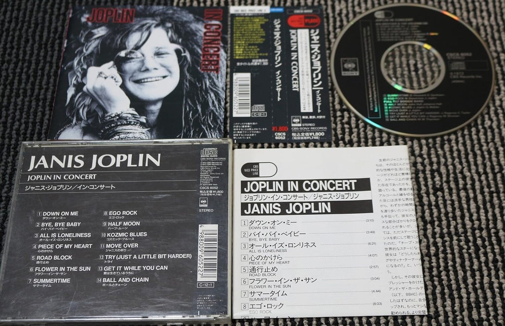 New Janis Joplin CD(BSCD2) Joplin In Concert Japan OBI