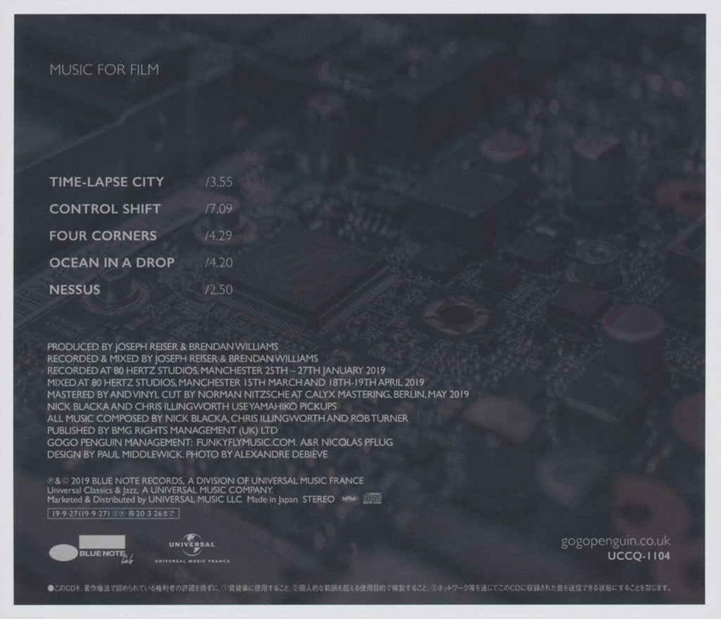 New GOGO PENGUIN-OCEAN IN A DROP-JAPAN SHM-CD