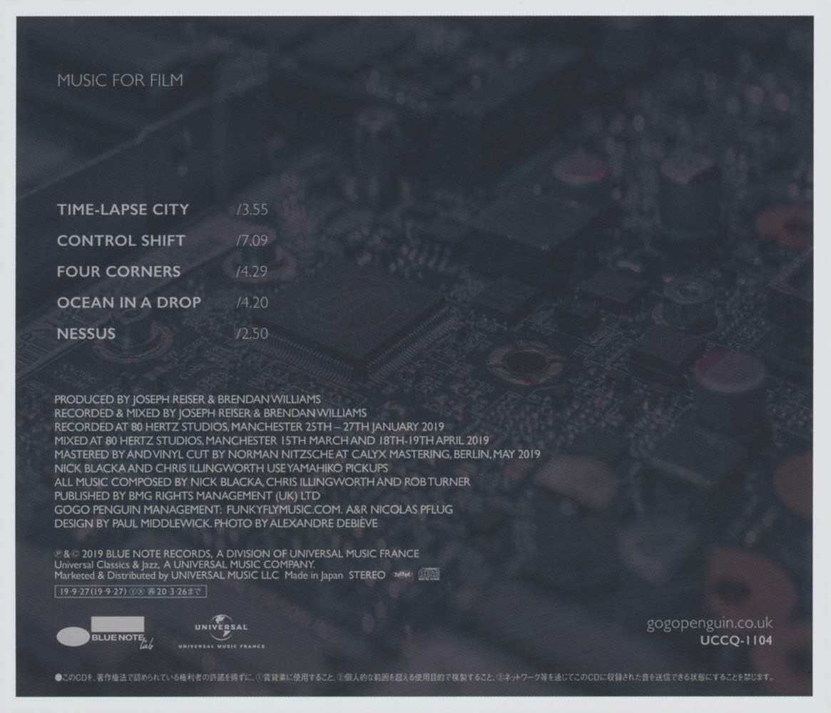 New GOGO PENGUIN-OCEAN IN A DROP-JAPAN SHM-CD