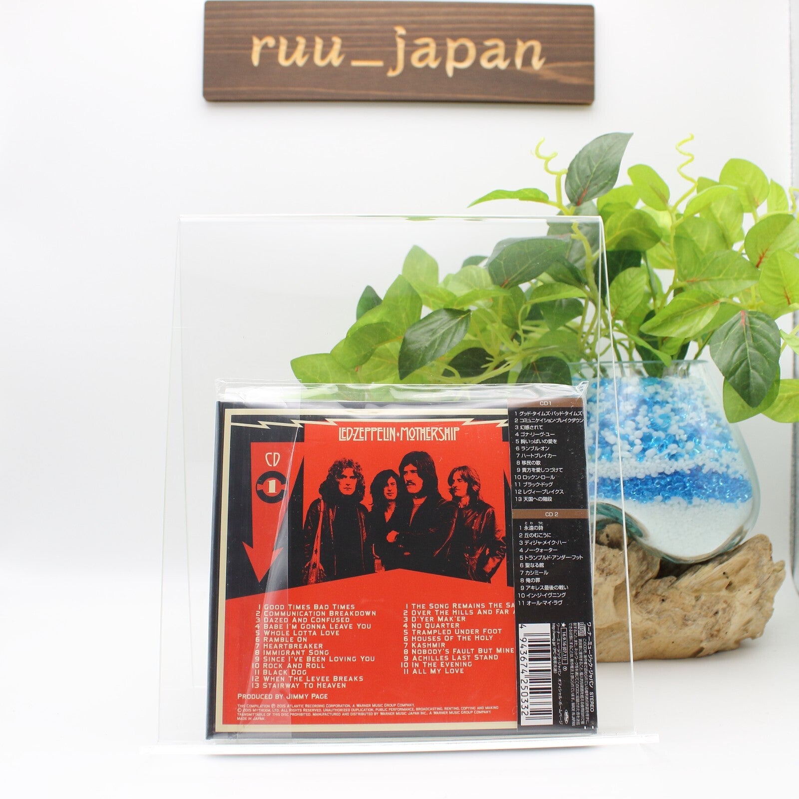 New Led Zeppelin 2CD Mothership Compi. Cardboard Sleeve OBI Japan