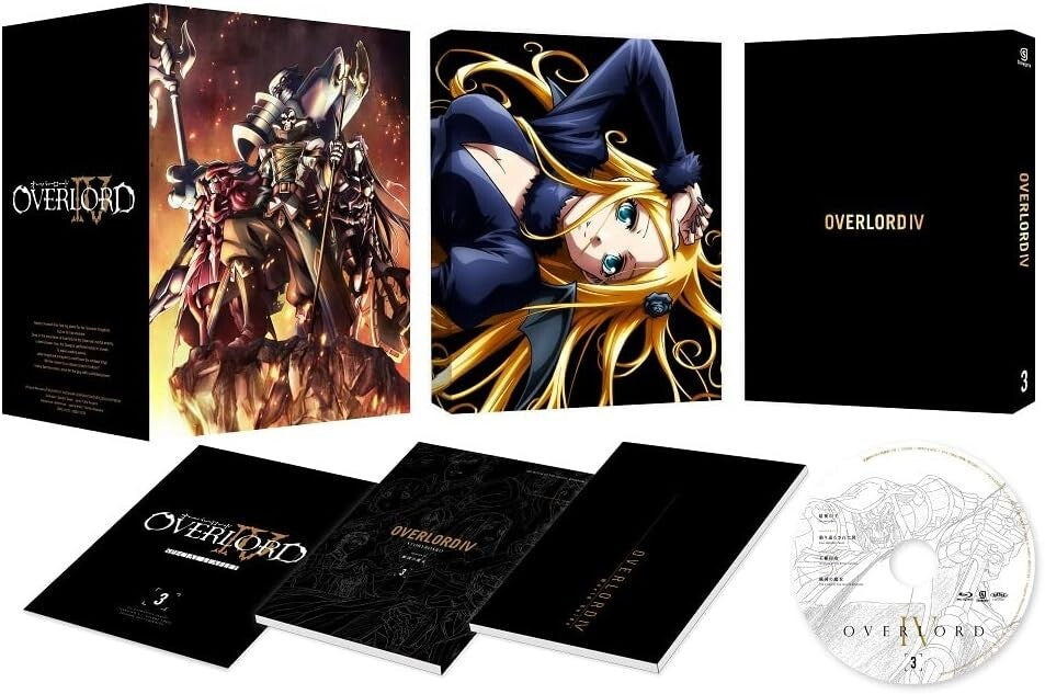 Anime OVERLORD IV 3 Blu-ray Limited Edition Japanese New
