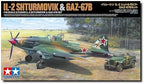 Tamiya 25212 Illyushin IL-2 Sturmovik & GAZ-67B Set 1:48 Model Kit New