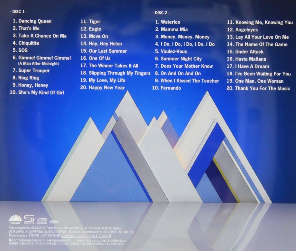 ABBA SEALED BRAND NEW 2CD(SHM-CD) ABBA 40/40 The Best Selection Japan OBI new