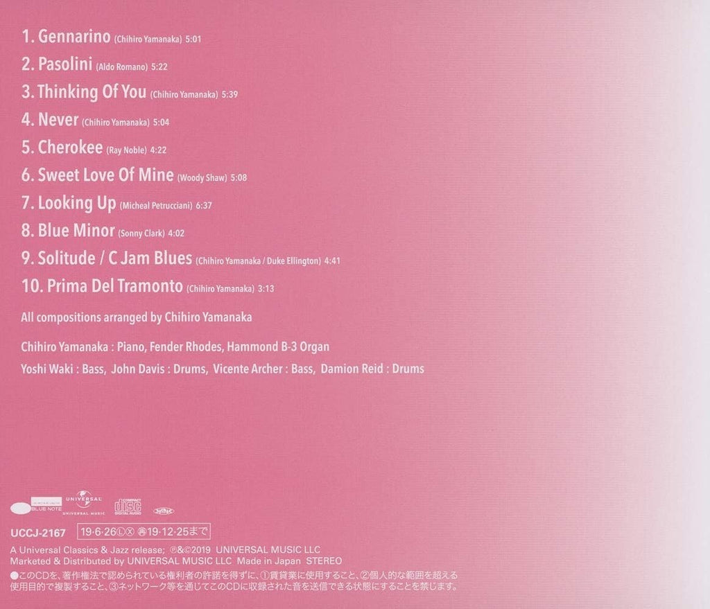 CHIHIRO YAMANAKA-PRIMA DEL TRAMONTO CD New Japan
