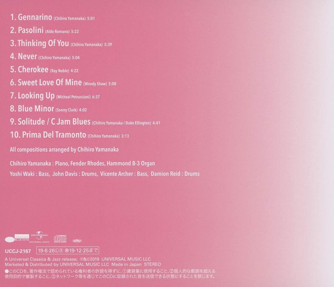 CHIHIRO YAMANAKA-PRIMA DEL TRAMONTO CD New Japan