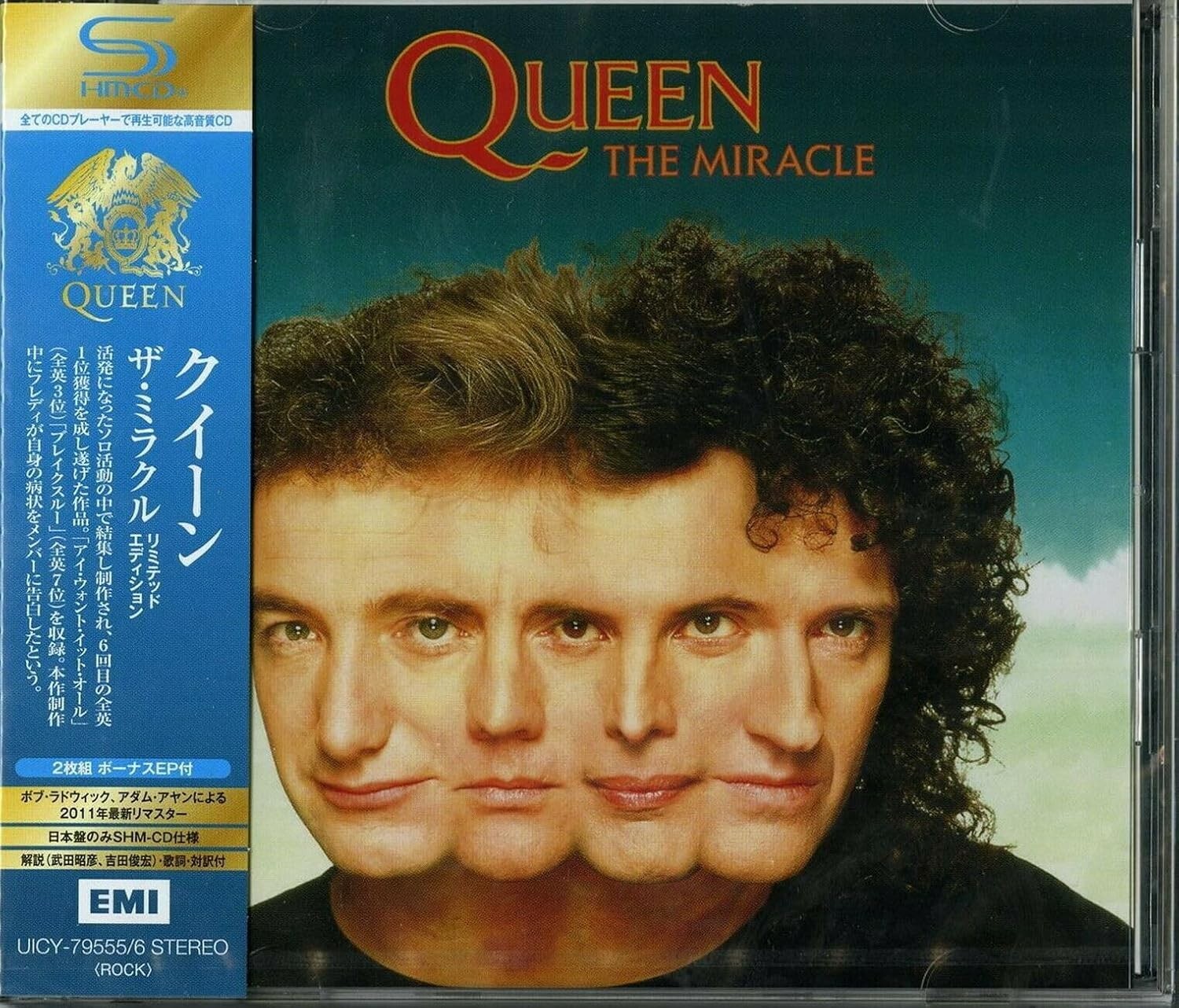 QUEEN-THE MIRACLE-JAPAN 2 SHM-CD Ltd/Ed New