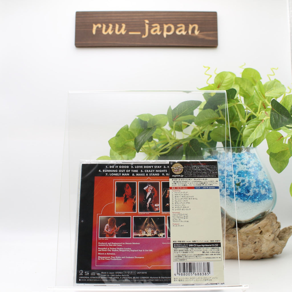 CD New Tygers Of Pan Tang Heavy Metal Crazy Nights Japan OBI