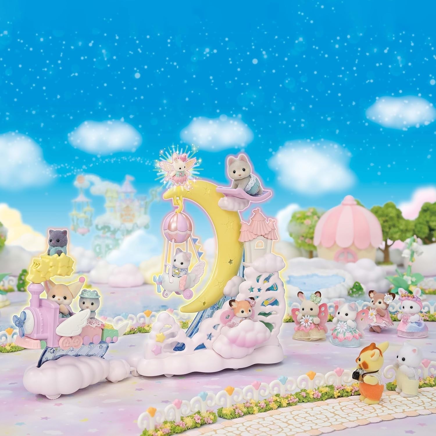 Sylvanian Family Yuenchi Attraction [Sky Moon Light Parade Set] F-39 ST Mark NEW