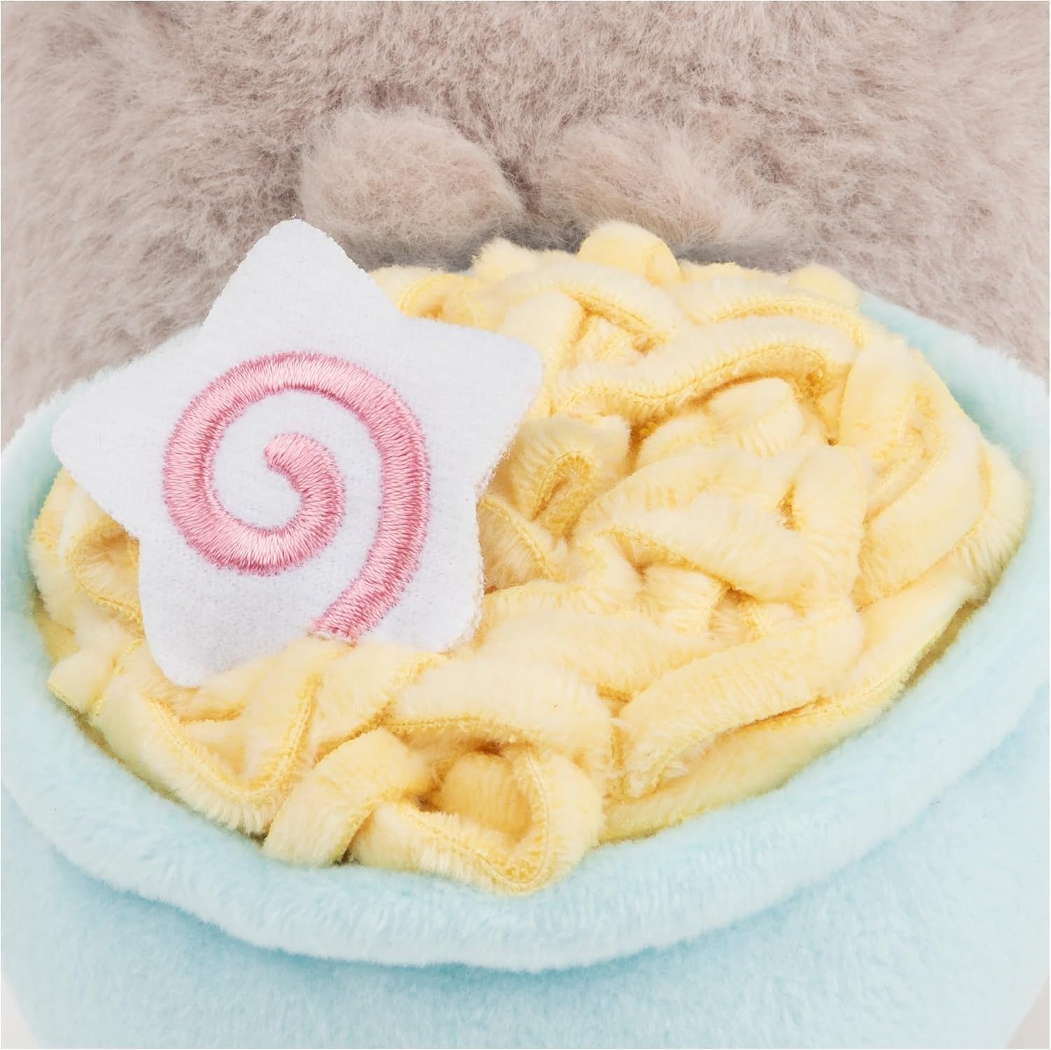 GUND Pusheen the Cat 10 year anniversary DX ramen bowl, a cute stuffed cat NEW