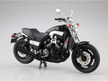 Aoshima Yamaha Vmax Black2 1:12 Scale Diecast Bike NEW