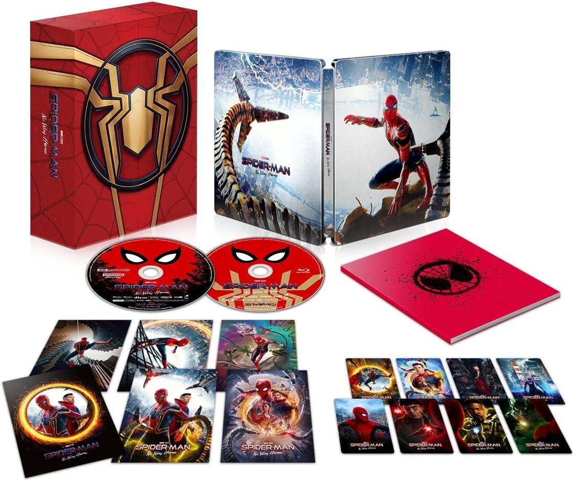 Blu-ray Spider-Man: No Way Home Japan Limited Premium Steelbook Ver. 4K ULTRA HD