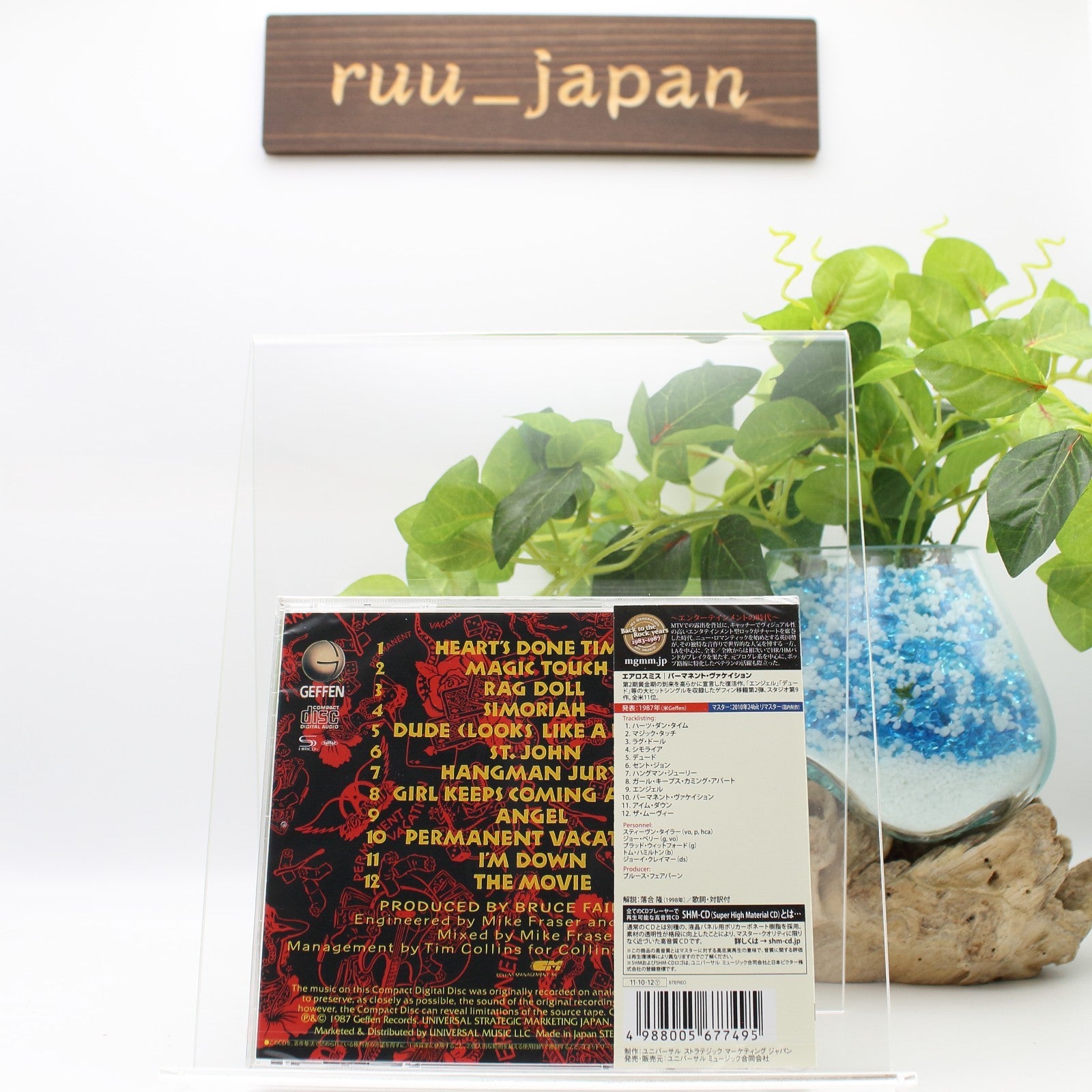 Aerosmith SHM-CD Permanent Vacation” Japan OBI New