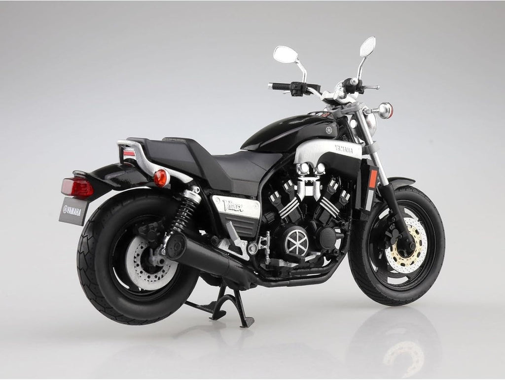 Aoshima Yamaha Vmax Black2 1:12 Scale Diecast Bike NEW