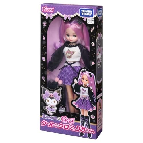 Takara Tomy Licca-chan Doll LD-11 Cool Kuromi Licca-chan Dress-up Pretend New