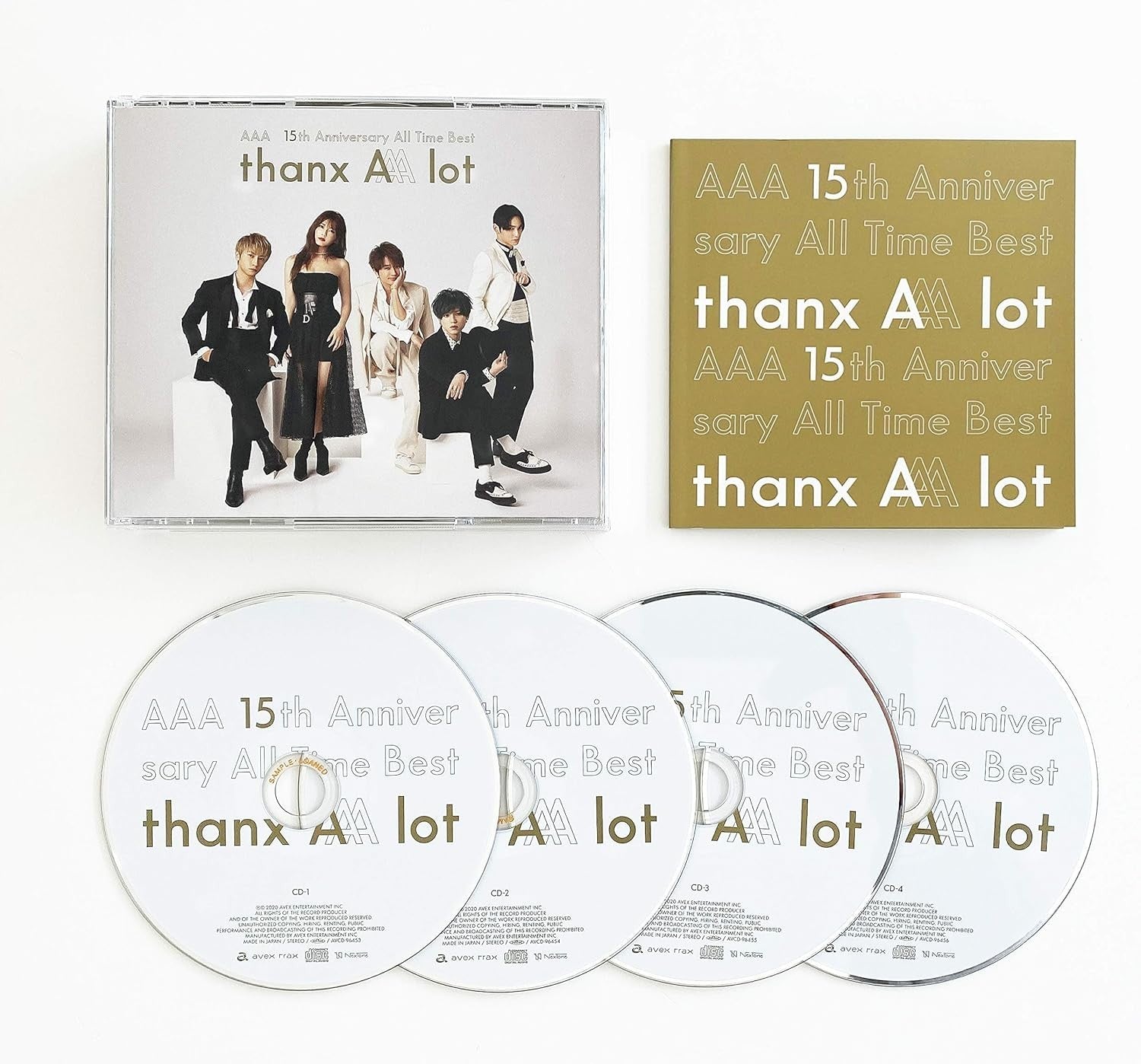 CD AAA 15th Anniversary All Time Best -thanx AAA lot- Japan Music (4 CDs) Album