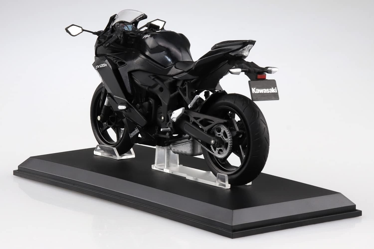 Aoshima Kawasaki Ninja ZX-25R (Metallic Spark Black) 1:12 Scale Diecast Bike NEW