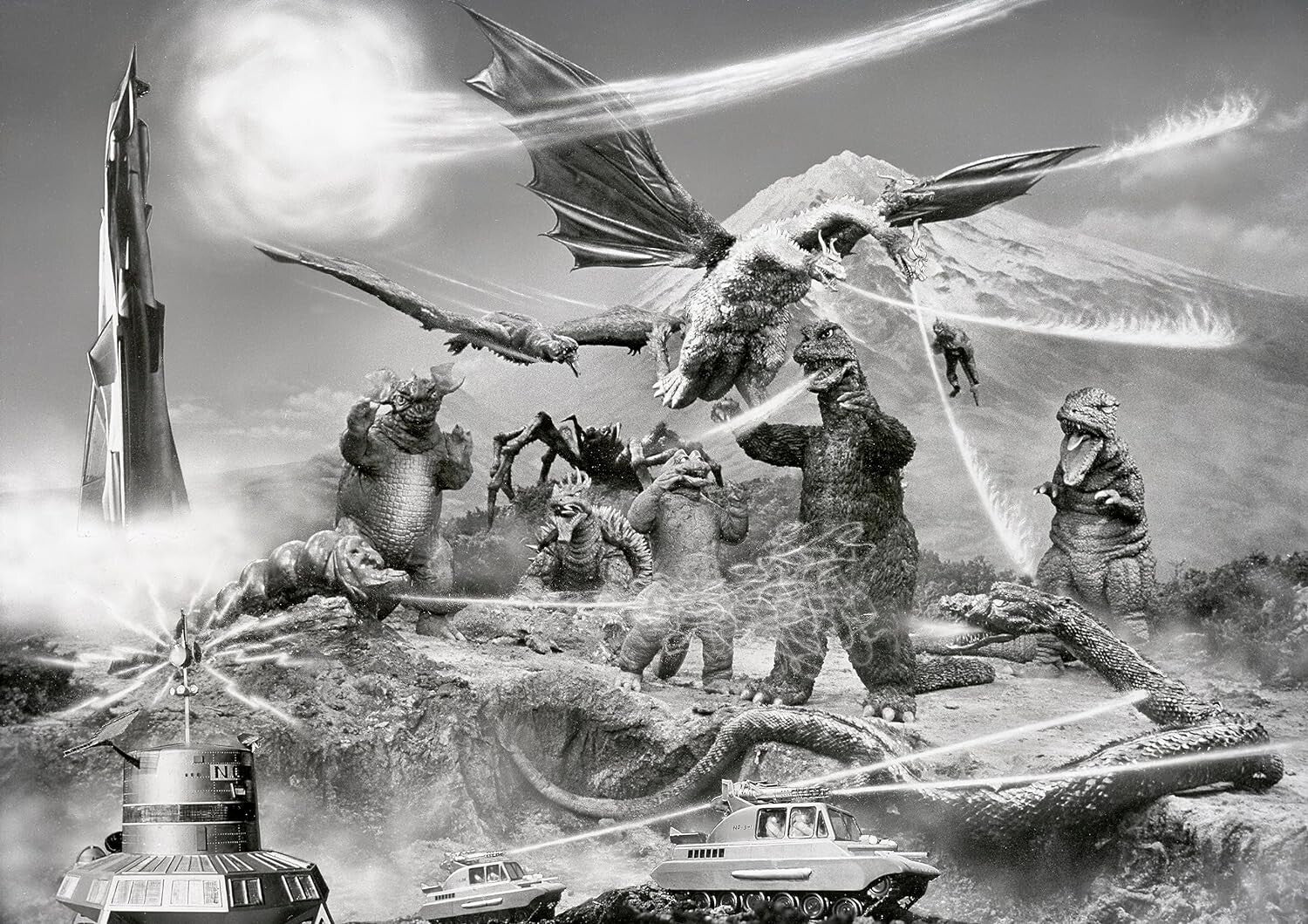 Destroy All Monsters 4K Remaster Blu-ray Godzilla King Ghidorah Rodan Mothra new