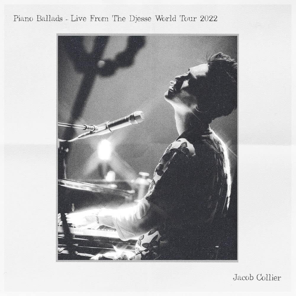 JACOB COLLIER PIANO BALLADS LIVE FROM THE DJESSE WORLD TOUR 2022 JAPAN 2 CD NEW