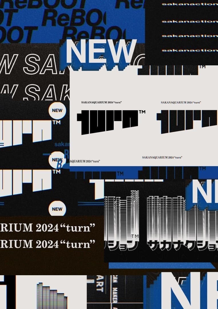 Blu-ray NEW SAKANAQUARIUM 2024 “turn” [Regular Edition Blu-ray]