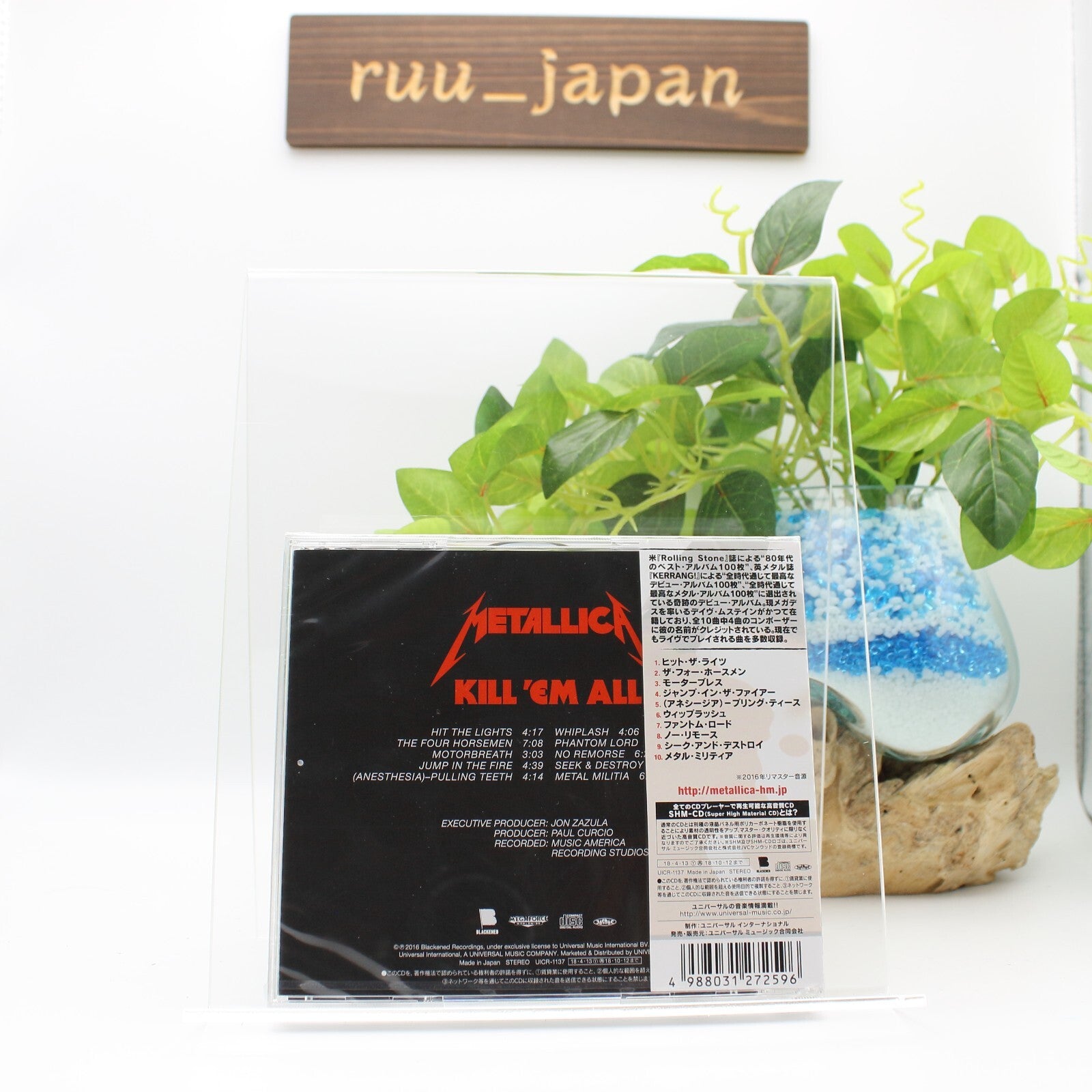 METALLICA-KILL EM ALL [2016 Remastered]-JAPAN SHM-CD New
