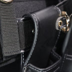 Fujiya Driver and Pliers Holder 2 Tiers Black and Gold Light PU Leather NEW