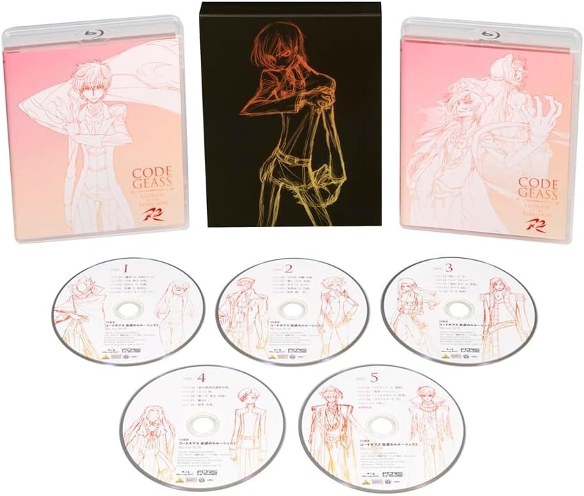 New Blu-ray 15th Anniversary Code Geass R2 Blu-ray BOX Limited Edition Japanese