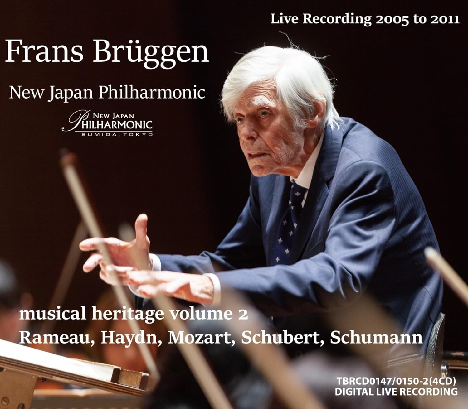 Frans Bruggen New Japan Phil Rameau Haydn Mozart Schubert Schumann new
