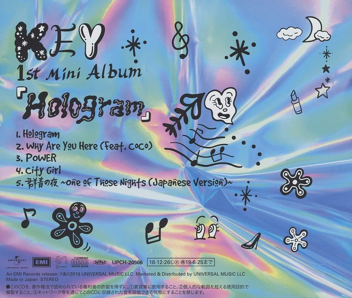 CD KEY (SHINee) Hologram AS USUAL JAPAN