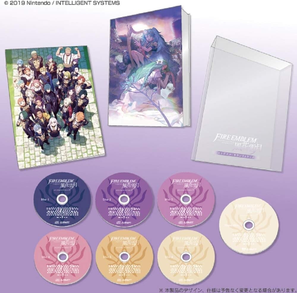 Fire Emblem: Three Houses Fuka Setsugetsu Original Soundtrack 6CD Music Box NEW