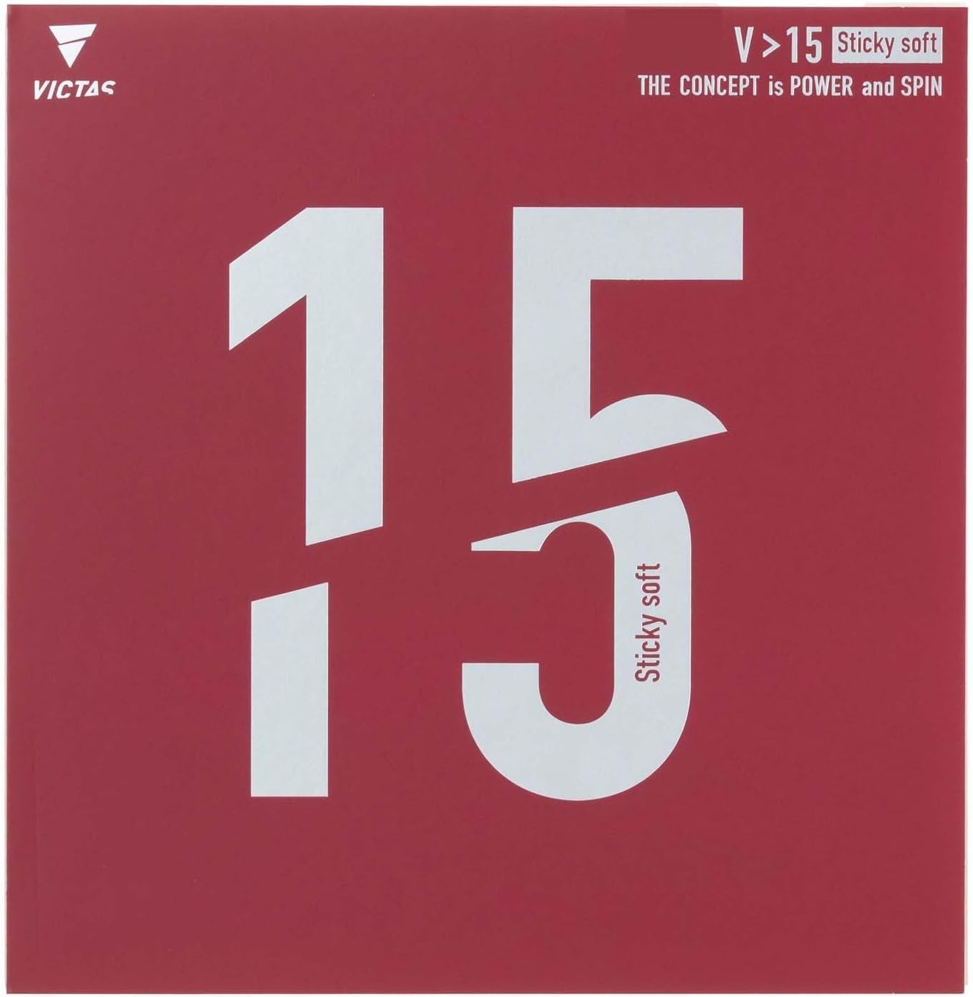 Victas Table Tennis Rubber V15 Sticky Soft Slightly Adhesive High Energy NEW