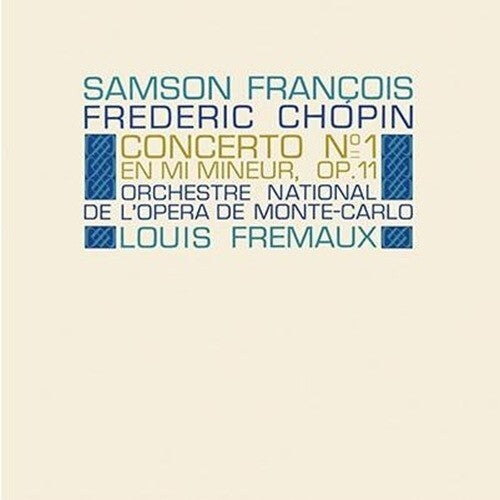 New Samson François Piano CD(SACD-HYB) Chopin Concertos 1,2/Rondo Japan OBI