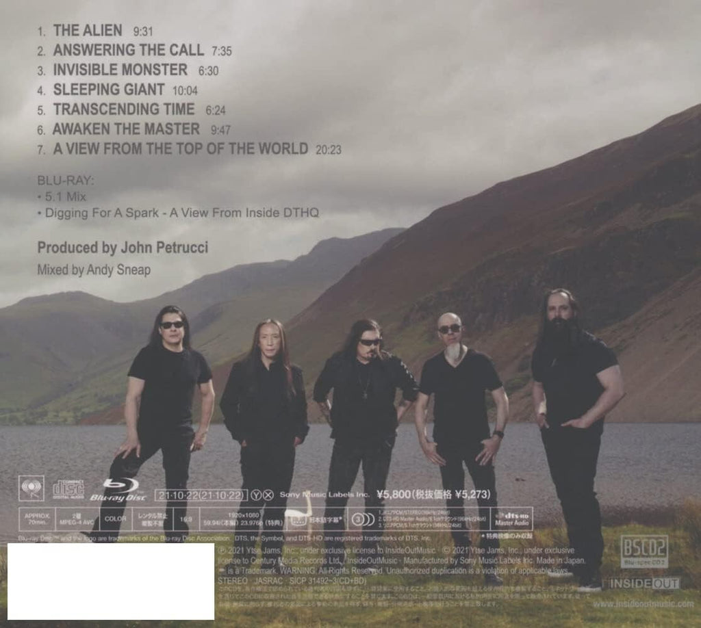 DREAM THEATER / A VIEW FROM THE TOP OF THE WORLD JAPAN BLU-SPEC CD2+BLU-RAY NEW