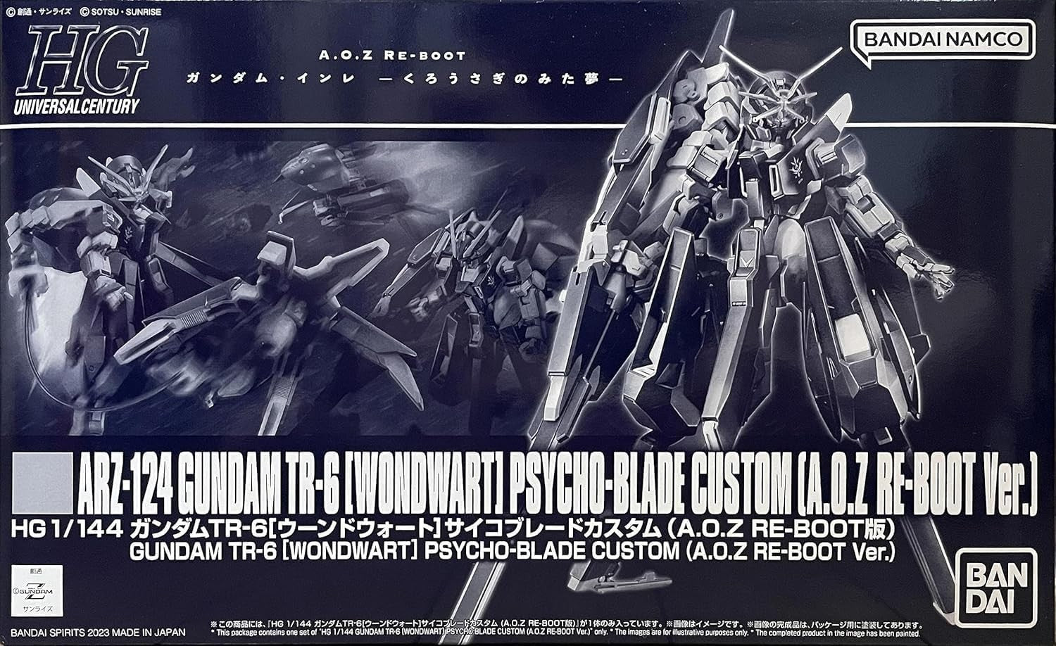BANDAI SPIRITS HG 1/144 Gundam TR-6 [Woundwort] Psycho Blade Custom AOZ NEW
