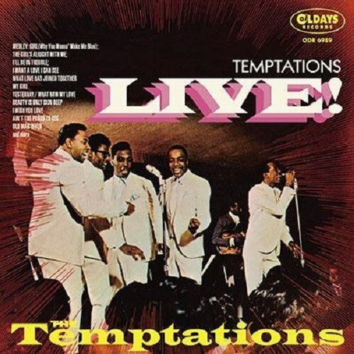 TEMPTATIONS Temptations Live ! with Bonus Tracks JAPAN CD NEW