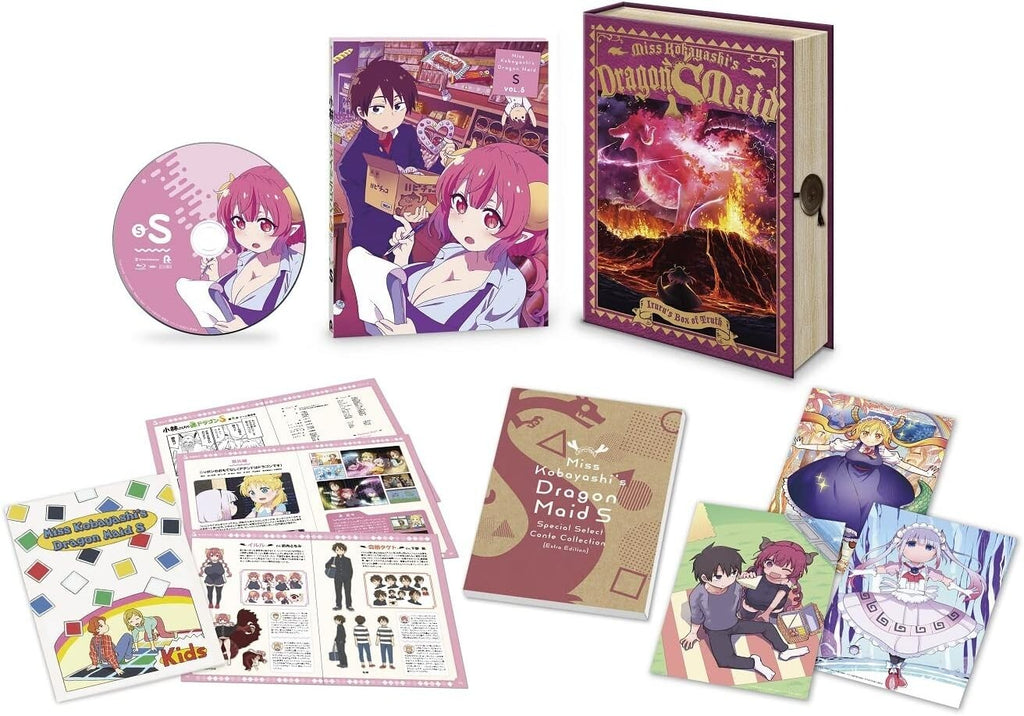 Miss Kobayashis Dragon Maid S vol.S Irurus Box of Truth Deluxe Blu-ray New
