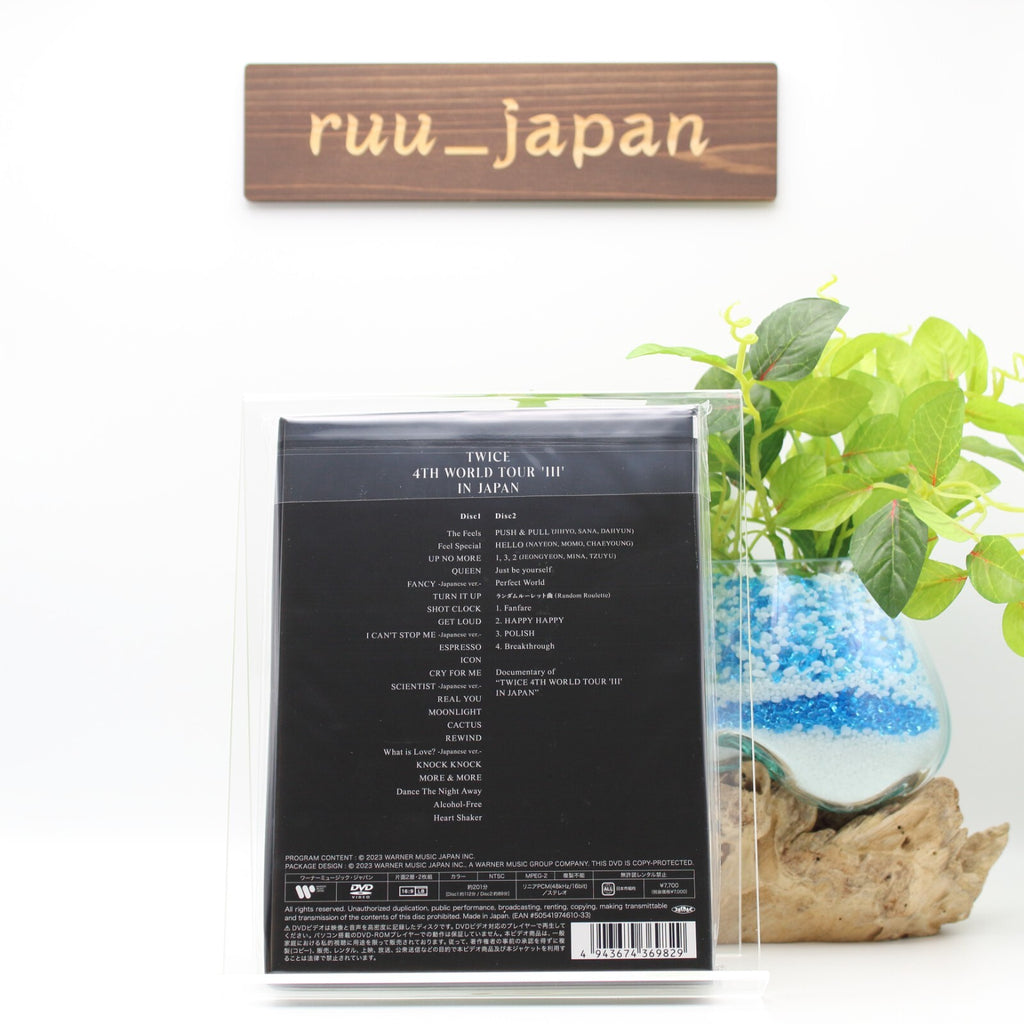 TWICE 4TH WORLD TOUR III IN JAPAN Limited Edition 2 DVD Photobook Post Card New