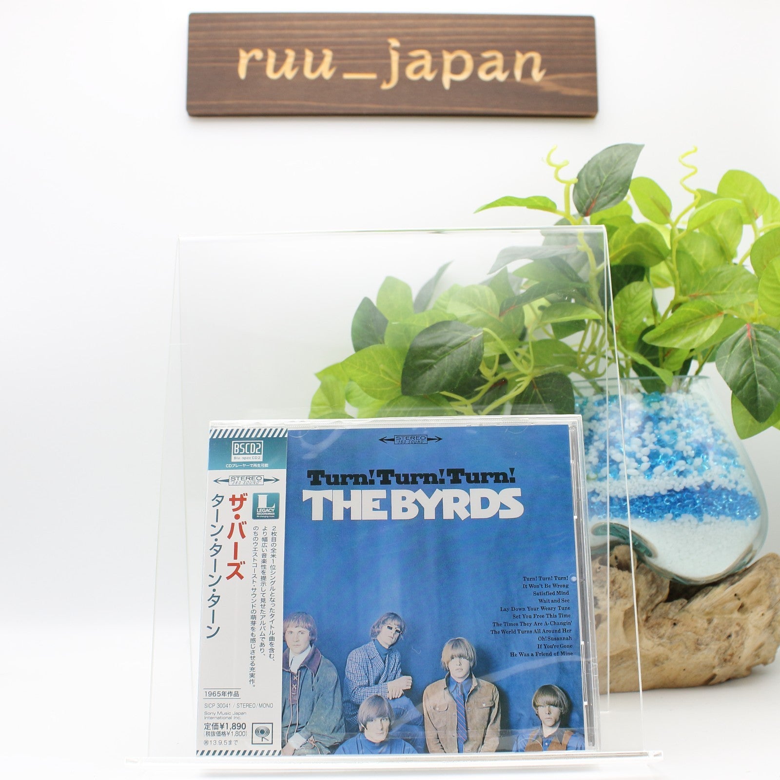 The Byrds CD(BSCD2) Turn Turn! Turn! Japan OBI New