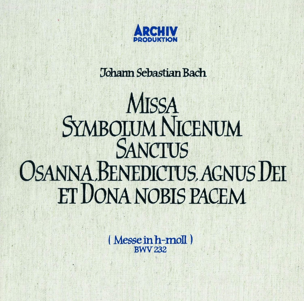 New Karl Richter 2CD(SHM-CD) Bach Mass In B Minor BWV.232 Munich Bach Japan OBI