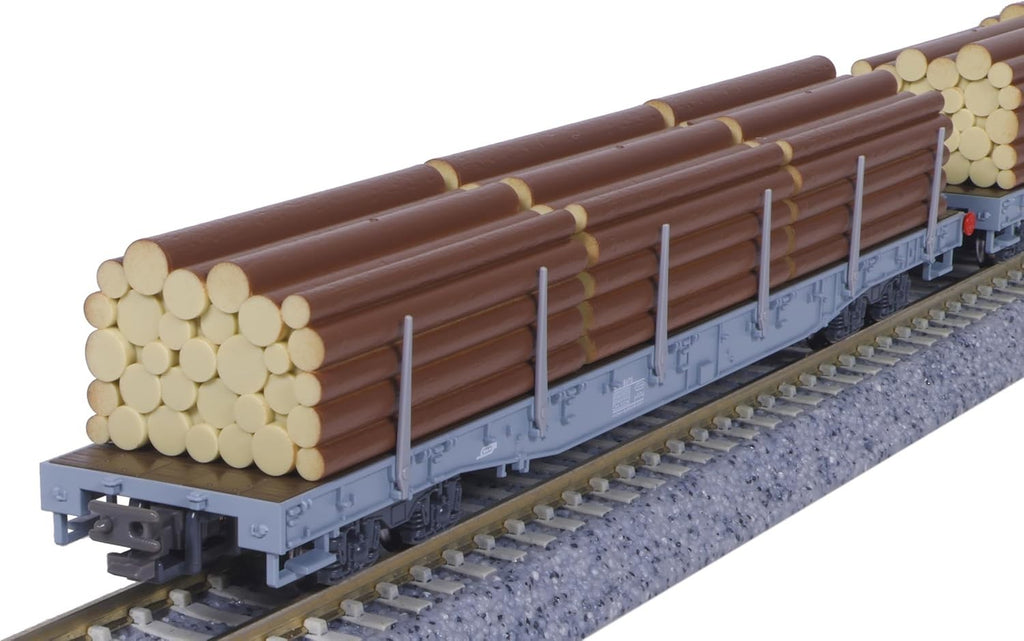 KATO 10-1891 N Gauge Rhaetian Railroad Long Car R-w Log Loading Set of 4 NEW