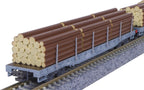 KATO 10-1891 N Gauge Rhaetian Railroad Long Car R-w Log Loading Set of 4 NEW