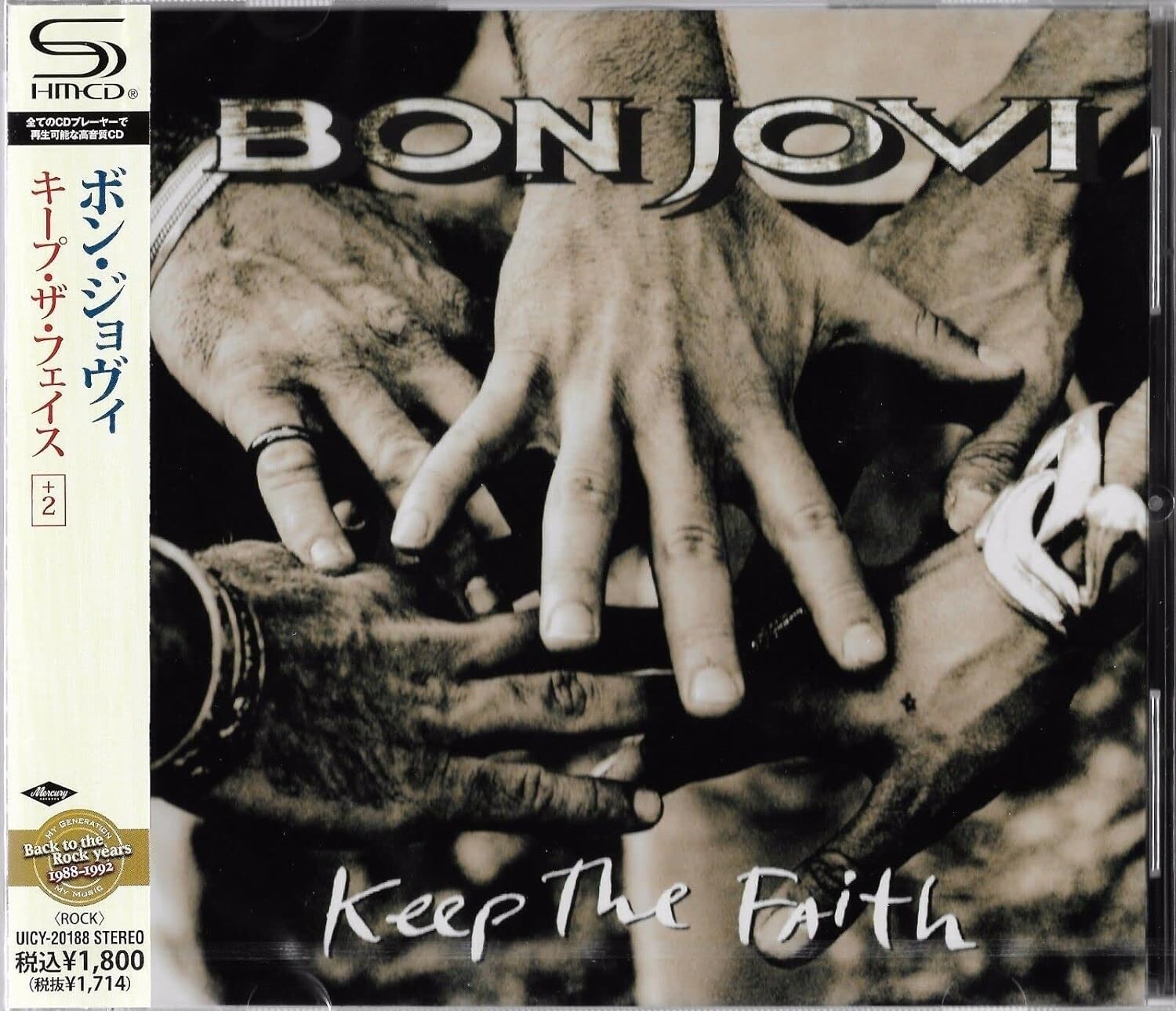 Bon Jovi CD(SHMCD) Keep The Faith + 2” Bonus Tracks Japan New