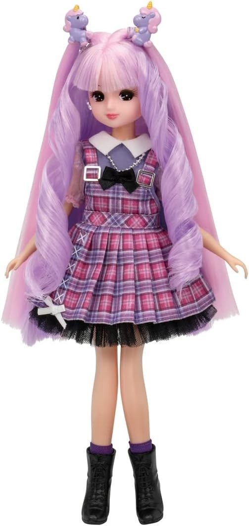 Takara Tomy Plastic Licca-chan Doll Niji Kyun Karl Licca-chan Dress-up NEW