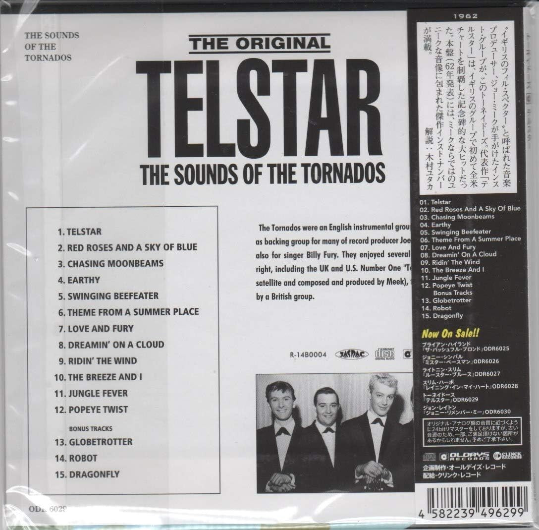 New TORNADOS Telster with Bonus Tracks JP MINI LP CD