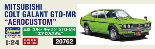 1/24 Mitsubishi Colt Galant GTO-MR Aero Custom Plastic Model 20762 Car New