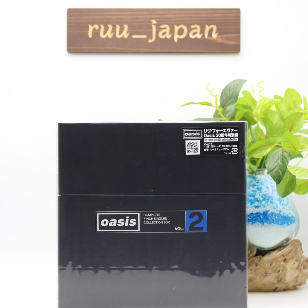 New Oasis Complete 7inch Single Collection BOX Vol.2 Clear Blue Color Vinyl