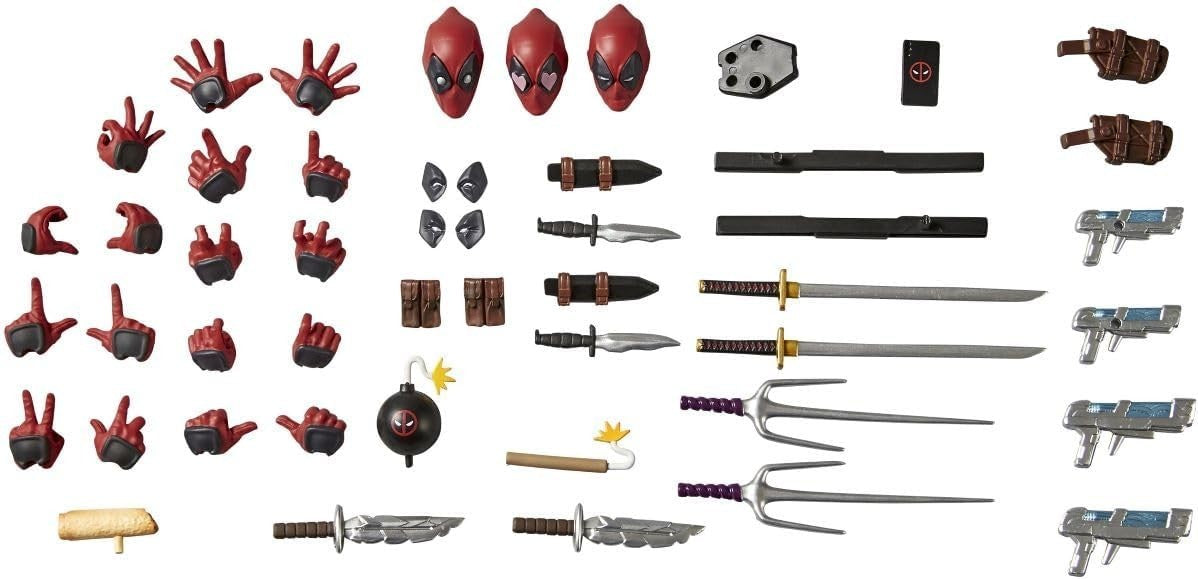 Kaiyodo Revoltech Amazing Yamaguchi Deadpool Ver. 2.5 approximately 170mm NEW