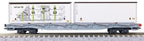 Kato RhB Rw Bogie Stake Wagon Set (4) w/Container Load VI K10-1892 N Gauge NEW