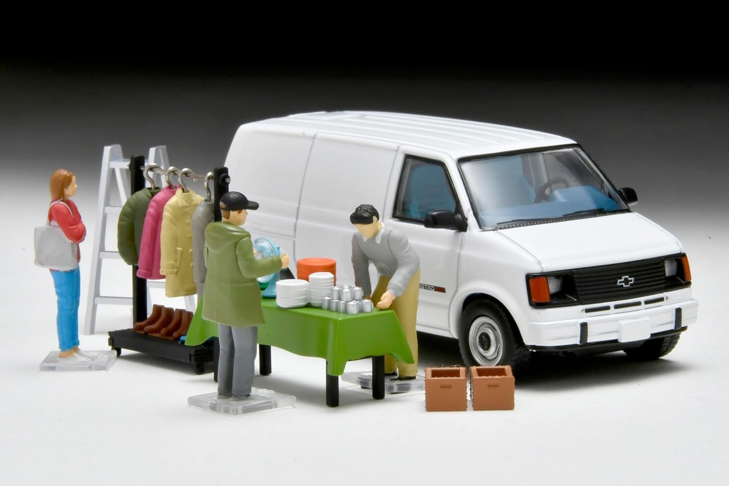 Tomytec Geocolle 64 #CarSnap 26a Swap Meet ABS resin PVC doll and accessory NEW
